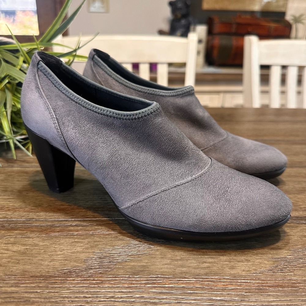 ECCO Shape 55 Plateau Shootie Grey Danish Design Size 37‎ EU / 6.5 US